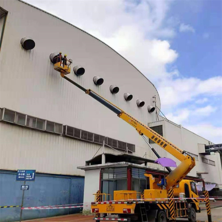 昆山高空作业车出租服务：专业广告牌安装解决方案