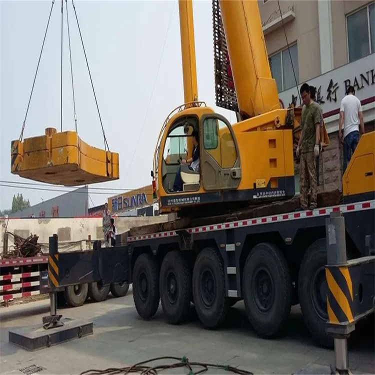 昆山当地吊车出租|机器吊装|75吨|工厂搬迁服务